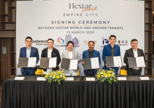 Arthur Yap, Founder of Slope Master, Signs Landmark Contract with Hextar World to Launch Malaysia's Largest Indoor Ski & Snowboard Training Centre at Empire City, Kuala Lumpur